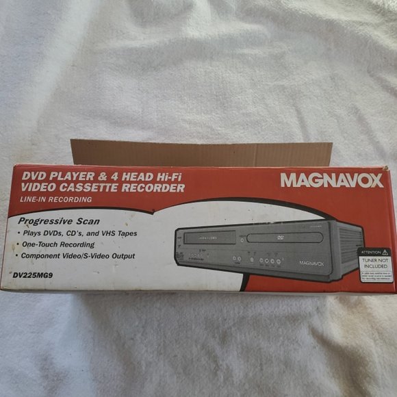 Magnavox DV225MG9 DVD Player & 4-Head Hi-Fi VHS Recorder VCR Combo NEW IN BOX - Picture 2 of 4